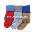 plain style extra soft excellent cotton pure color funny baby socks